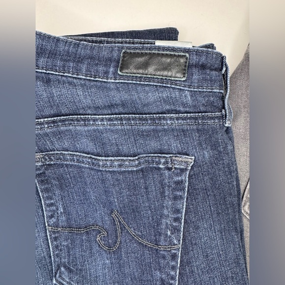 AG Adriano Goldschmied Women's Jean Bundle Dark Blue, Lighter Blue, and Gray 3pr - Picture 2 of 15